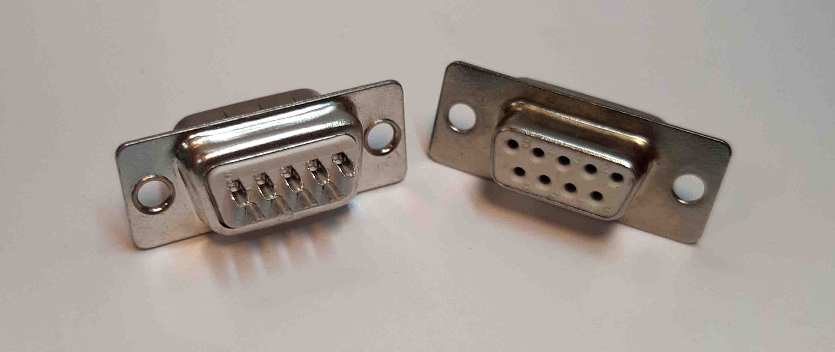 D-SUB Female 9 Pin Dual Row Solder Type